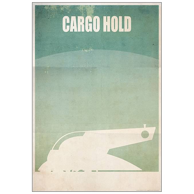 Star Wars Slave I Cargo Hold Paper Giclee Print