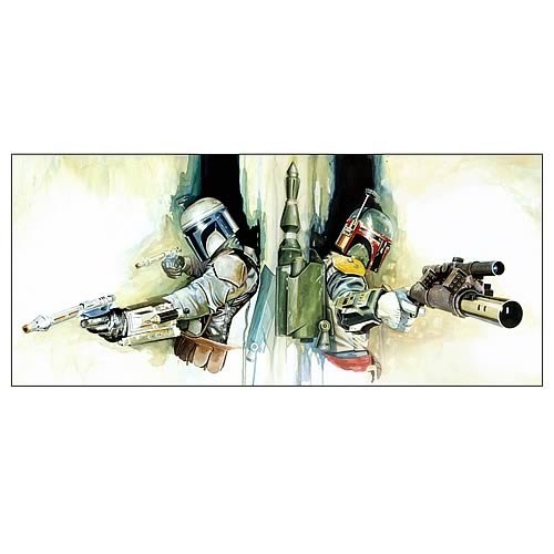 Star Wars Boba Fett & Jango Generations Paper Giclee Print