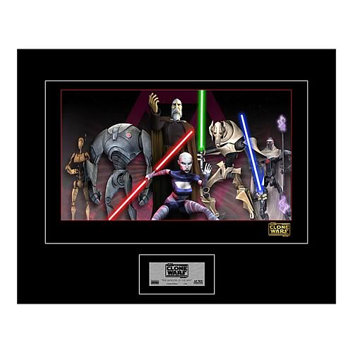 Star Wars The Clone Wars Shadow of the Sith Giclee Print