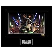 Star Wars The Clone Wars Light of the Jedi Giclee Print