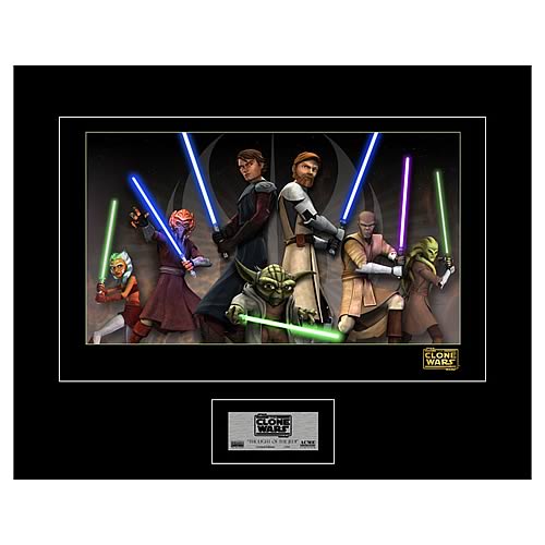 Star Wars The Clone Wars Light of the Jedi Giclee Print