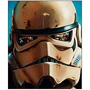 Star Wars Sandtrooper Small Canvas Giclee Print