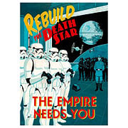 Star Wars Rebuild The Death Star The Empire Needs You Giclee