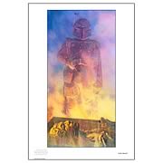 Star Wars Fetts Prize Paper Giclee Print