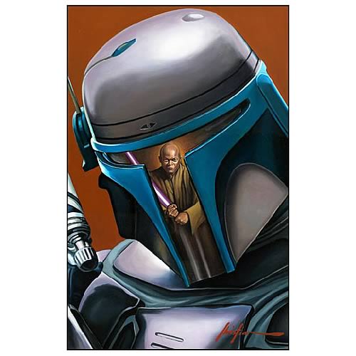 Star Wars Jango Fett Paper Giclee Print