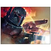 Star Wars Mr Fett Paper Giclee Print