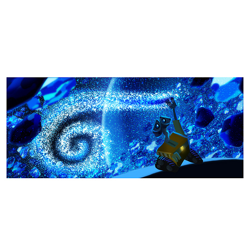 WALL-E Reach for the Stars Giclee Print