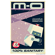 Wall-E 100 Percent Sanitary Paper Giclee Print