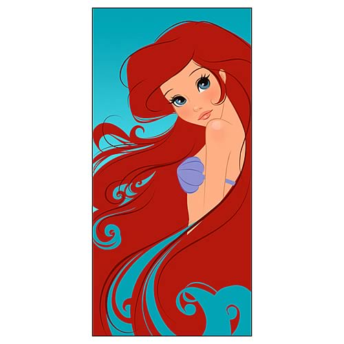Disney Little Mermaid Ariel Reflection Paper Giclee Print