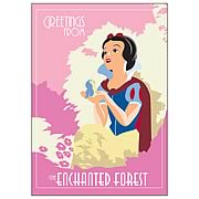 Snow White Enchanted Forest Paper Giclee Print