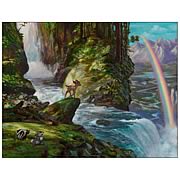 Bambi the Precipice Paper Giclee Print