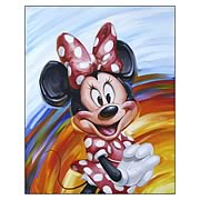 Disney Underground Rainbow Minnie Paper Giclee Print