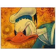 Disney Underground Donal Duck Steamed Canvas Giclee Print