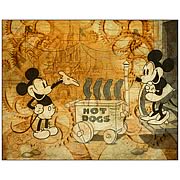 Disney Underground Hot Dog Cart Canvas Giclee Print