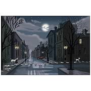 Disney Limited 101 Dalmations Near Miss Canvas Giclee Print