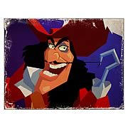 Disney Peter Pan Hook, Line and Stinker Paper Giclee Print