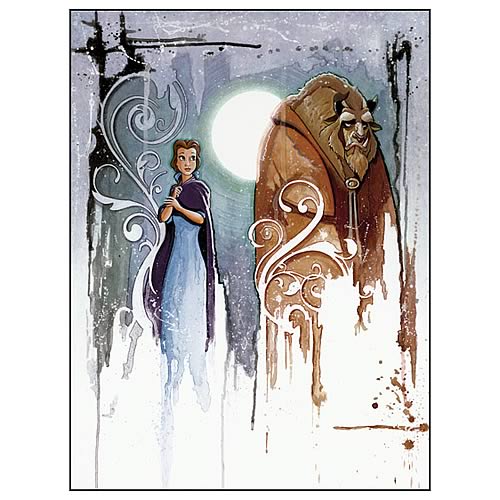 Disney Underground Beauty and the Beast Curse Canvas Giclee
