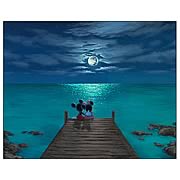 Disney Limited Sharing a Moment Canvas Giclee Print