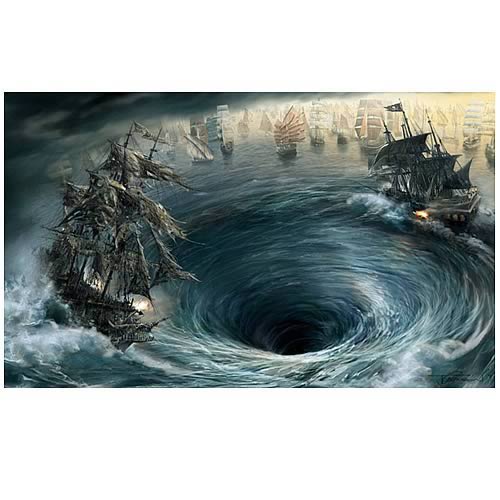 Pirates of the Caribbean Maelstrom Paper Giclee Print
