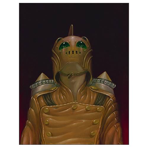 Rocketeer Hood Ornament Canvas Giclee Print