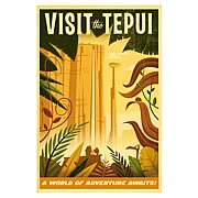 Disney-Pixar Up Visit The Tepui Paper Giclee Print