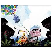 Disney-Pixar Up Discover a Lost World Paper Giclee Print