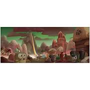 Wreck-It Ralph Sugar Rush Canvas Giclee Print