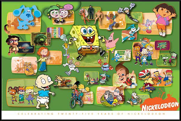 Nickelodeon 25th Anniversary Litho Print