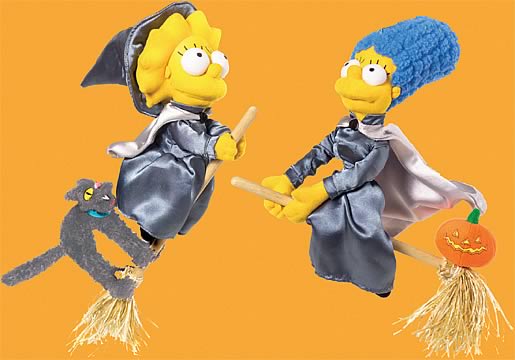 Halloween Plush Lisa & Marge