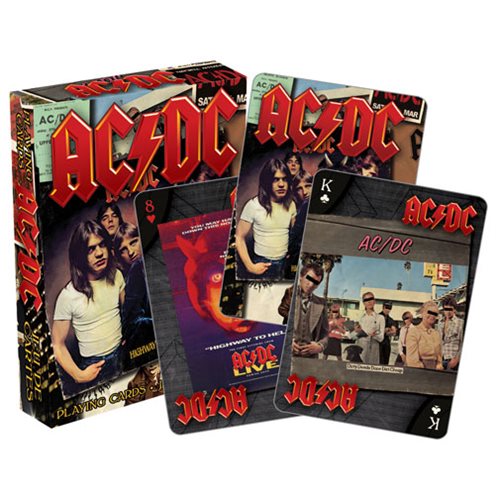 AC/DC Album Playing Cards
