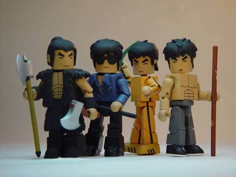 Bruce Lee Minimates Set