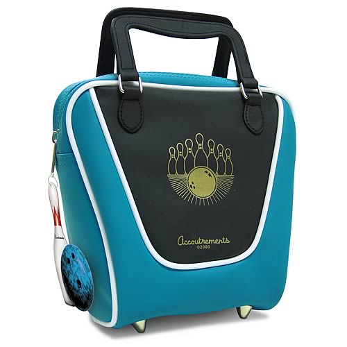 Blue Mini  Bowling Bag Purse