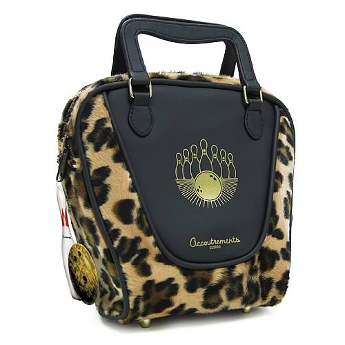 Leopard Mini  Bowling Bag Purse
