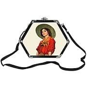 Cowgirl Hexagonal Case with Strap