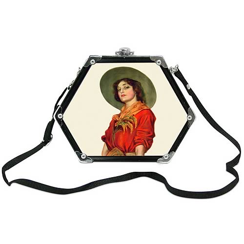 Cowgirl Hexagonal Case with Strap