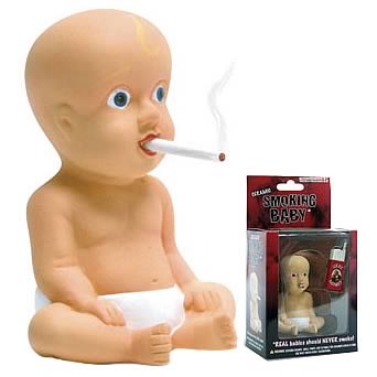 Smoking Baby Figure