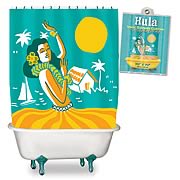 Hula Vinyl Shower Curtain