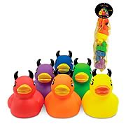 Colorful Devil Duckies 6-Pack