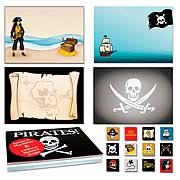 Pirate Notepad with Stickers