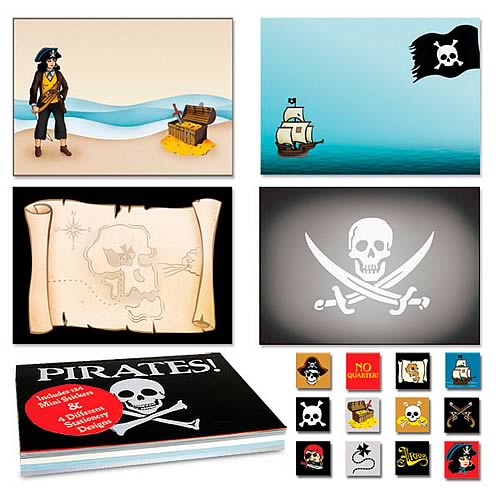 Pirate Notepad with Stickers
