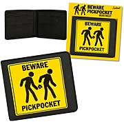 Deluxe Beware Pickpocket Wallet