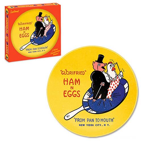 Glorified Ham N Eggs 8-Inch Plates 2-Pack