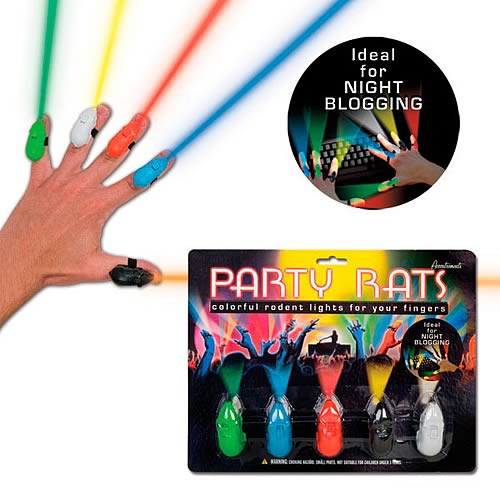 Party Rats Finger Lights 5-Pack