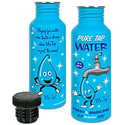 Mr. Tap Pure Tap Water Stainless Steel Water Bottle
