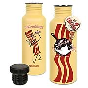 Bacon Squeezins Stainless Steel Water Bottle
