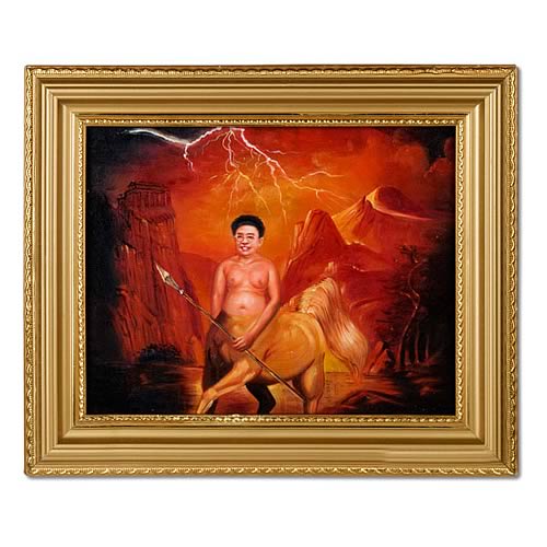 Dear Leader Centaur Oil Painting