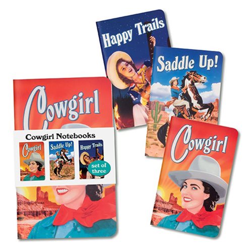 Cowgirl Notebook 3 Set