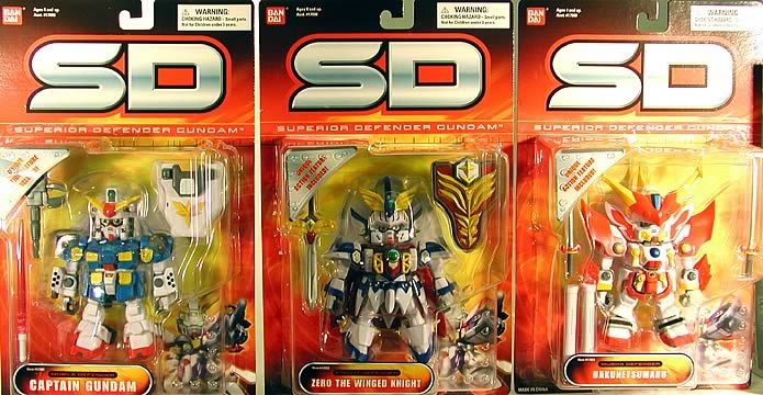 Gundam SD Defender Figures A