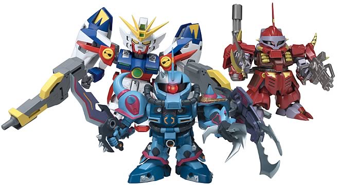Gundam SD Deluxe Figures B