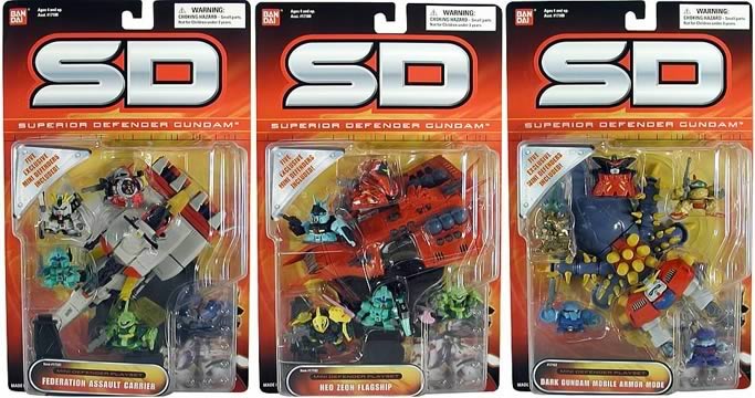 Gundam SD Mini-Defender Playsets